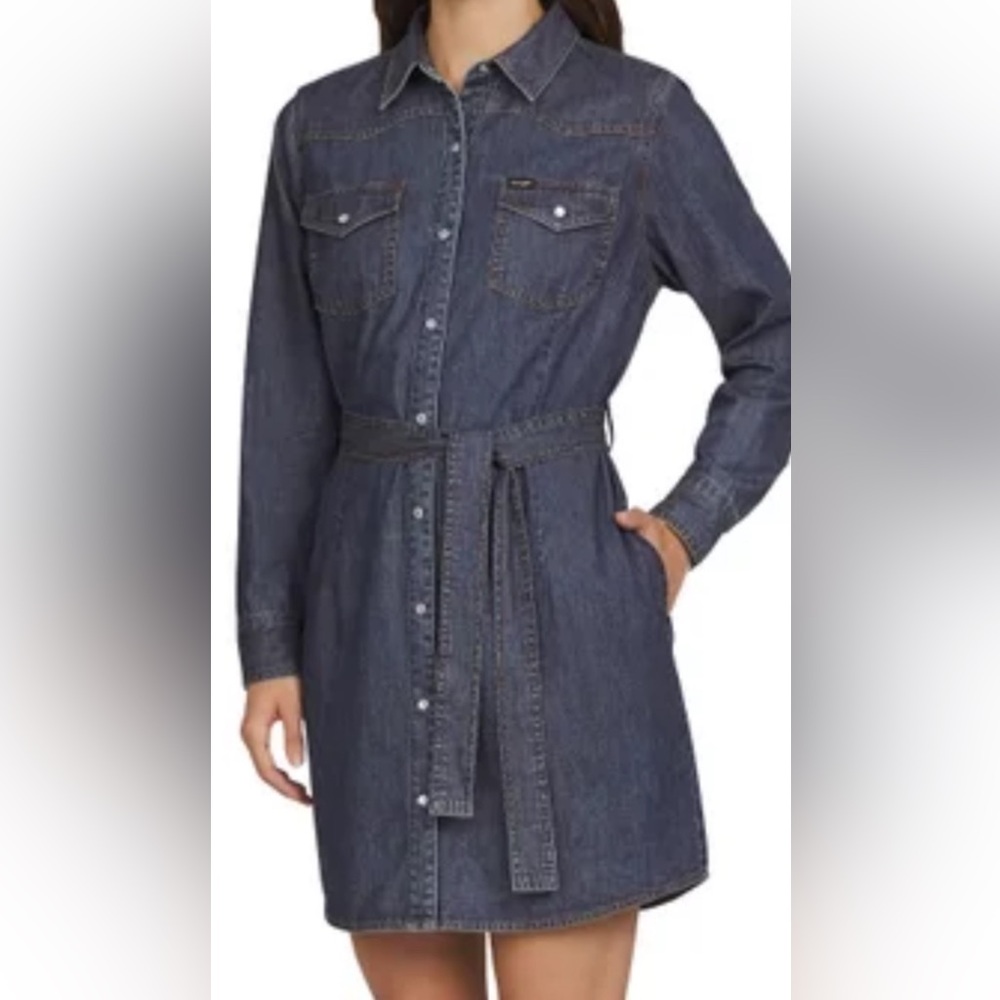 Denim women’s dress WRANGLER brand new dark blue